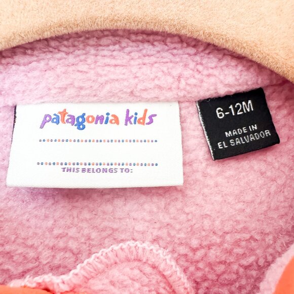 Patagonia Baby Girl Synchilla Jacket Size 6-12 Months - Picture 3 of 5